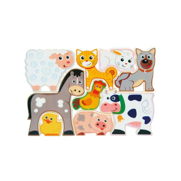 Skládačka statek 9 dílků