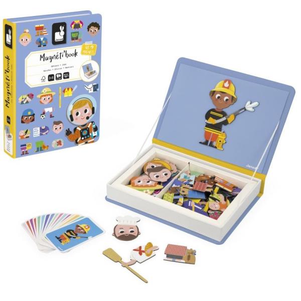 Janod Magnetibook Zanimanja Magnetna Knjiga Za Djecu-image
