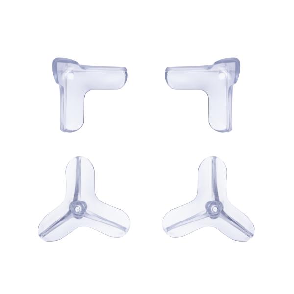 Ochrana rohov trojitá 4ks, Transparentní