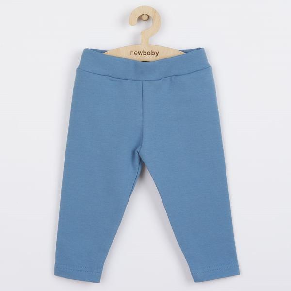 Kojenecké bavlněné legíny New Baby Leggings modré 56 (0-3m)