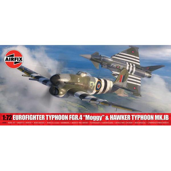 Classic Kit letadla A40001 - Eurofighter Typhoon FGR.4 (FMOG) + Hawker Typhoon Mk.Ib (Twin