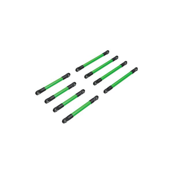 Traxxas ojnička spodná hliníková zeleno eloxovaná (sada)