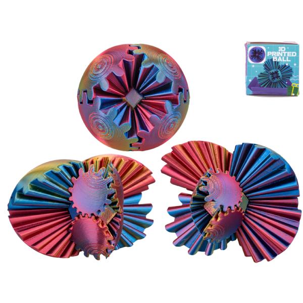 Hlavolam loptička 6cm 2farby v krabičke