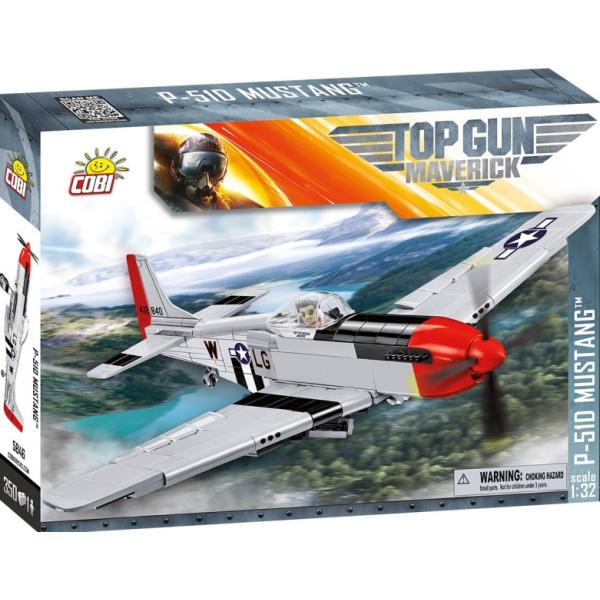 Cobi 5846 TOP GUN P-51 D Mustang, 1:32, 350k, 1f