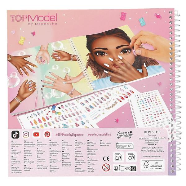 Top Model Hand Designer kreativní pracovní kniha pro design nehtů (obrázek 3)