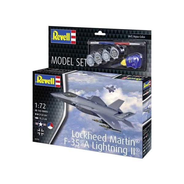 ModelSet letadlo 63799 - Lockheed Martin® F-35®A Lightning II® (1:72) (obrázek 4)