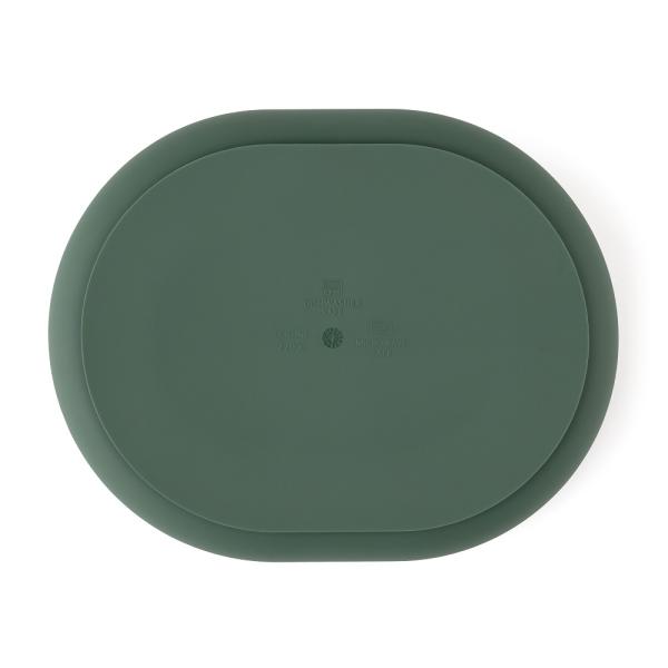 PETITE&MARS Talířek silikonový dělící oválný Take&Match Misty Green 6m+ (obrázek 3)