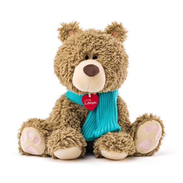 Lumpin Medveď Bariboo so šálom veľký, 30cm