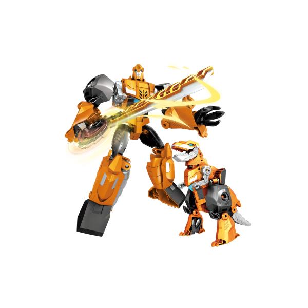 Dinorobot T-Rex žltý 19 cm