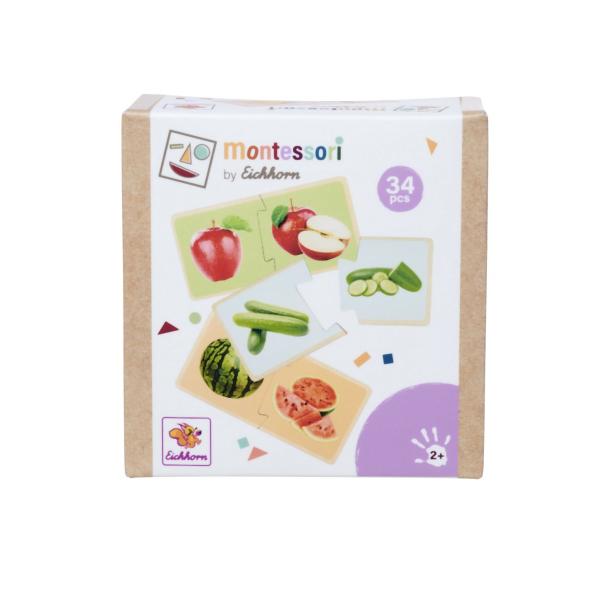 Montessori Puzzle ovoce a zelenina (obrázek 4)