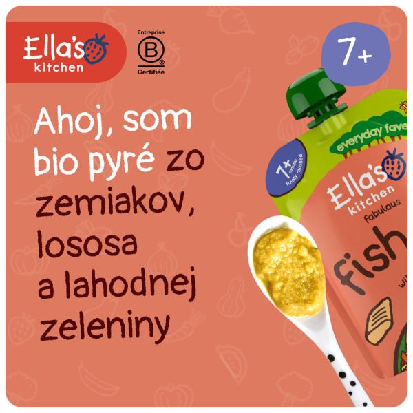 Ella's Kitchen BIO Losos se zeleninou (130 g) (obrázek 3)