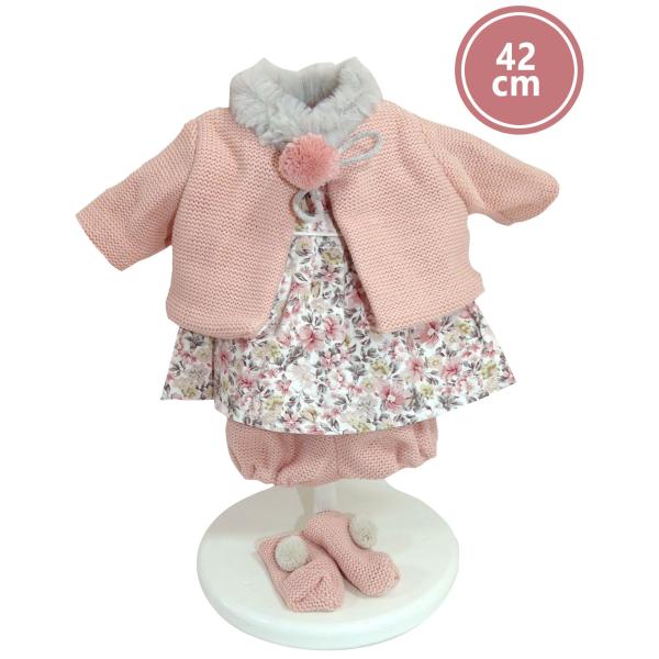 Llorens 424J JULIA - realistická panenka se zvuky a měkkým látkovým tělem - 42 cm (obrázek 3)