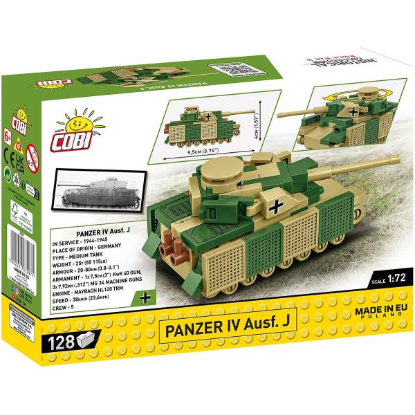 Cobi Panzer IV Ausf J, 1:72, 128 k