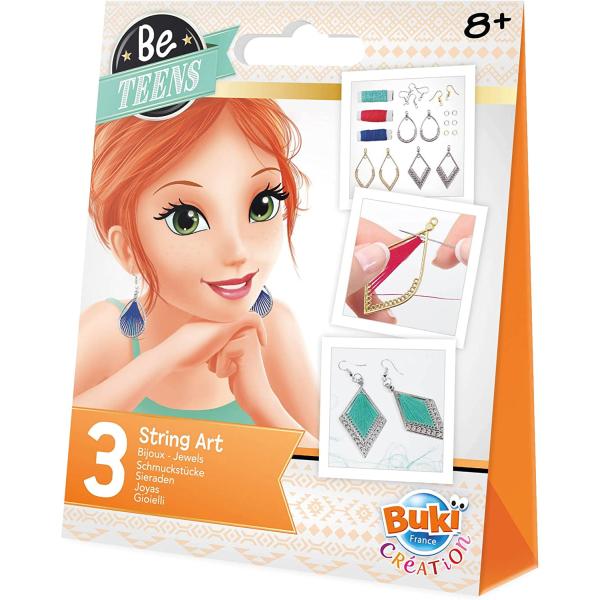 BeTeens Náušnice z nití (BE304)