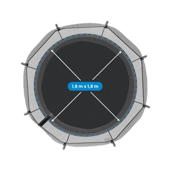Springfree Trampoline® Mini Round (R30) Trampolína s ochrannou sítí, 180 × 180 cm (obrázek 8)