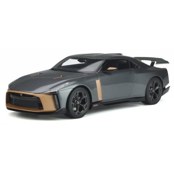 1:18 NISSAN - GT-R 50 BY ITALIAN DESIGN 2018 GREY/COPPER - GT-SPIRIT - GT300