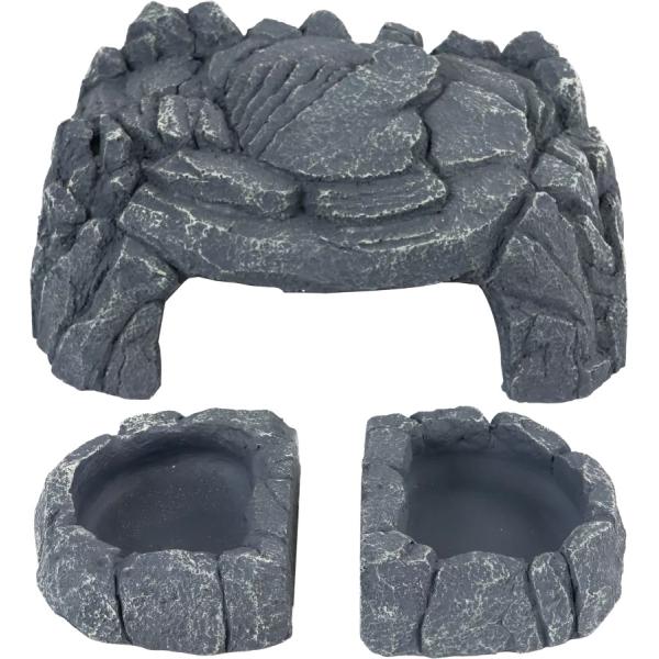 Úkryt Reprti Planet Jeskyně s dvěma miskami 39x14,5x9,5cm (obrázek 3)
