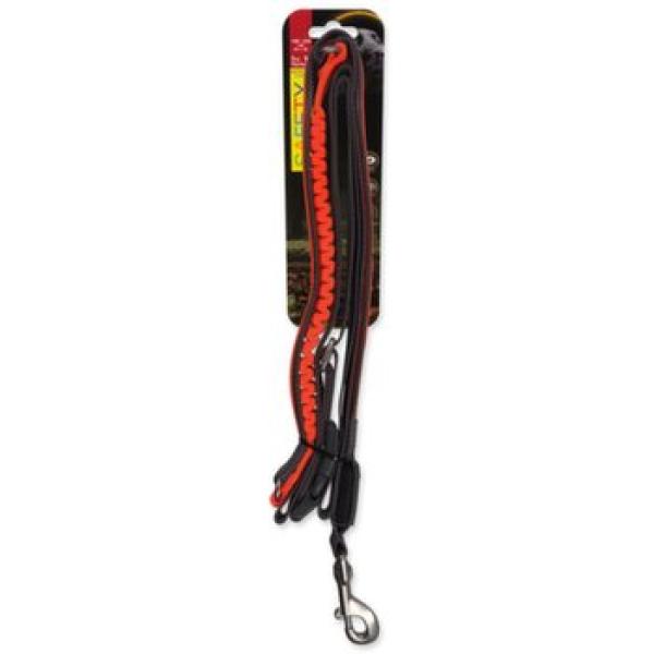 Vodítko Dog Fantasy USB LED nylonové běžecké oranžové 2,5x180-250cm (obrázek 6)