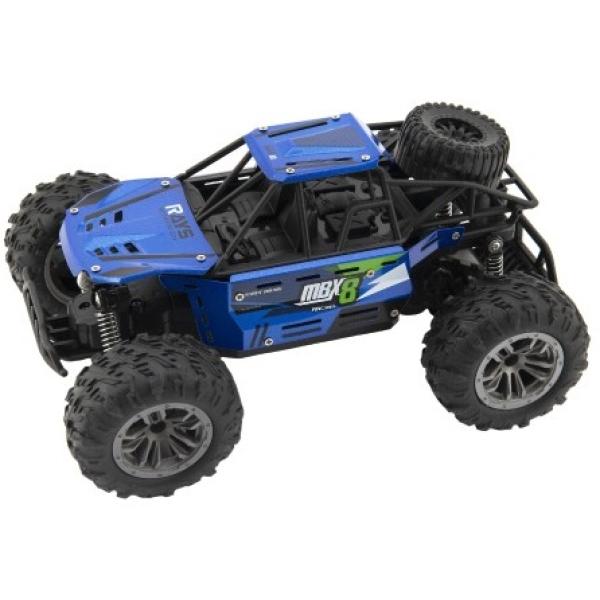 Auto RC buggy terénní modré 22cm plast 2,4GHz na baterie + dobíjecí pack