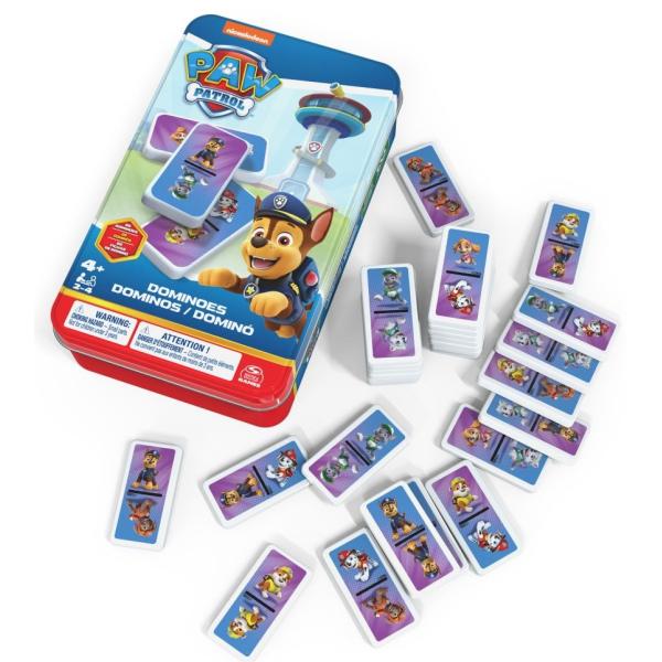 Smg paw patrol domino v plechové krabičce