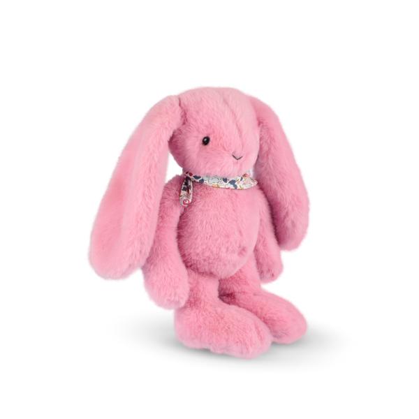 Doudou Plyšový zajíček s šátkem růžový 35 cm (obrázek 5)