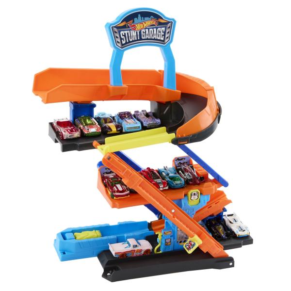 Mattel Hot Wheels City garáž Stunt