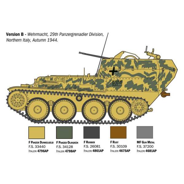 Model Kit military 96461 - Sd. Kfz. 140 Flakpanzer 38 Gepard (1:35) (obrázek 5)