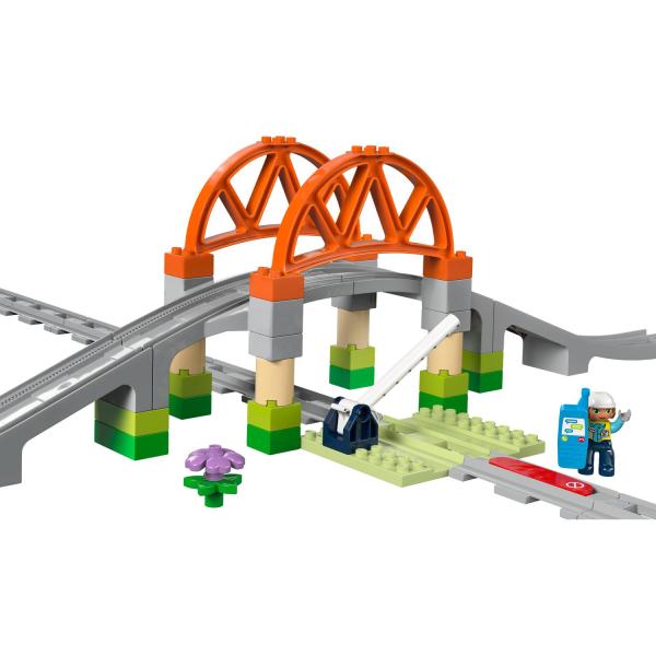 LEGO® DUPLO® 10426 Železniční most a kolejnice – rozšiřující sada
