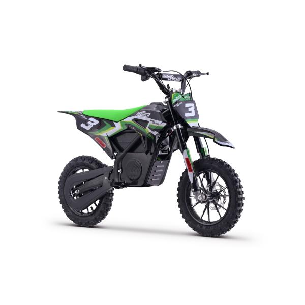 Elektrický Motocross pro děti Beneo Motors Panther zelený - 550W (obrázek 3)