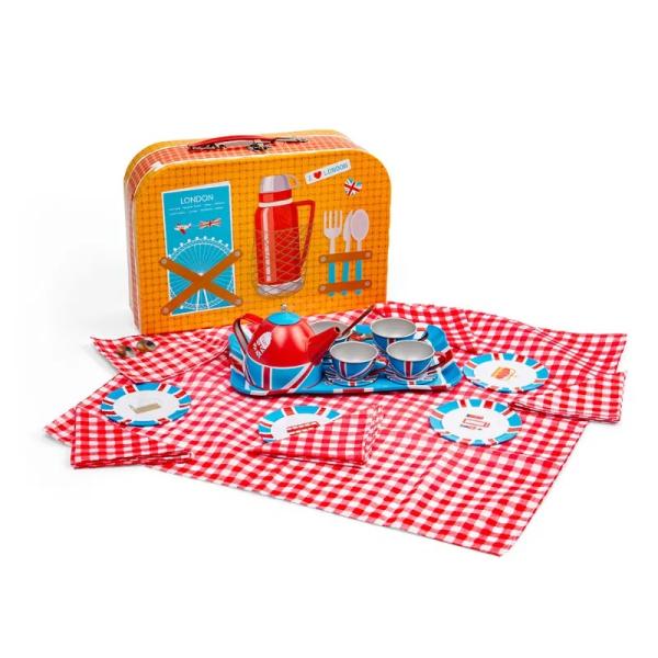 Bigjigs Toys Čajová sada v kufříku Londýn (obrázek 4)