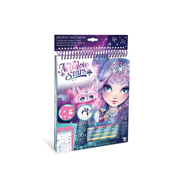 Nebulous Stars kreativního sketchbook