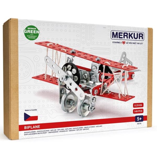 Merkur 051 - dvouplošník, 148 dílů