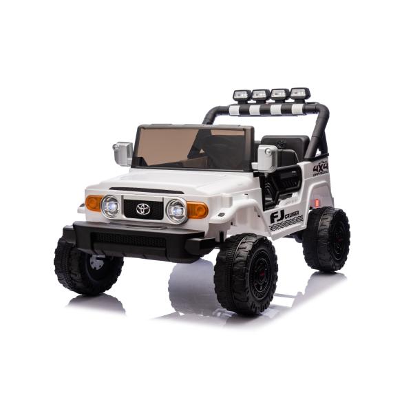 Elektrické autíčko Toyota FJ Cruiser XXL s pohonem 4x4, licencované (Dvou místné), bílé, (obrázek 9)