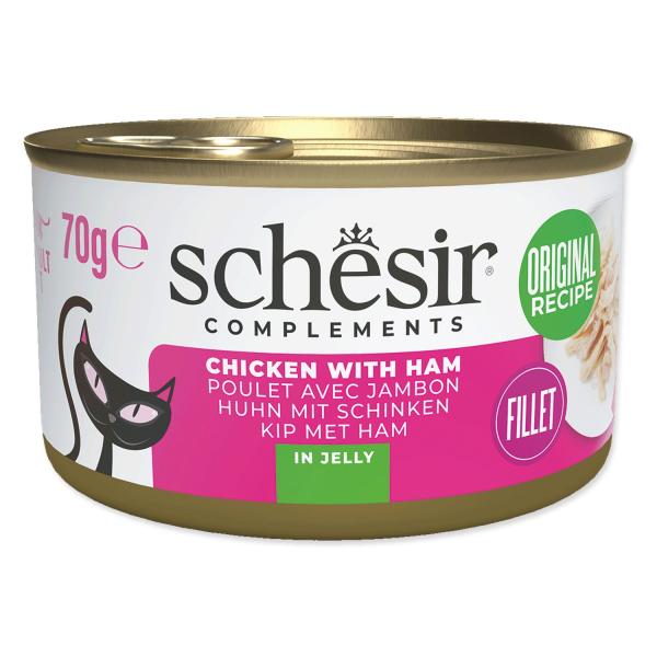 Konzerva SCHESIR kuře a šunka v želé 70g