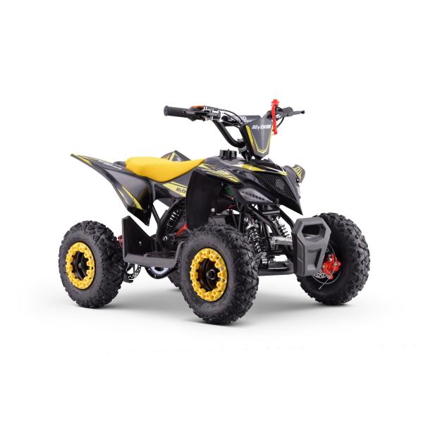 Benzínová štvorkolka pre deti Beneo Motors Adventure žltá - 50cm3