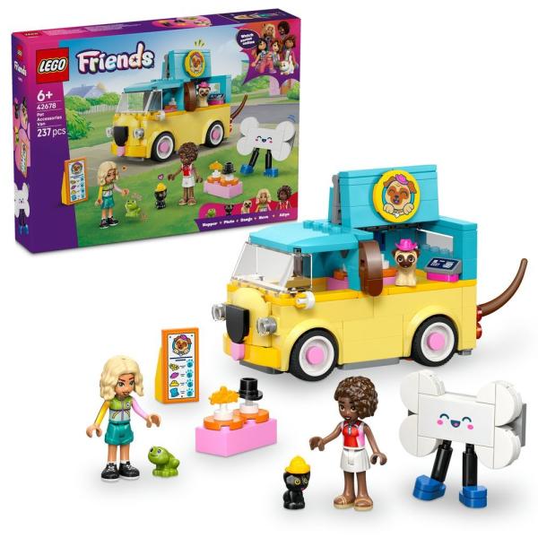 LEGO® Friends 42678 Furgoneta con accesorios para mascotas