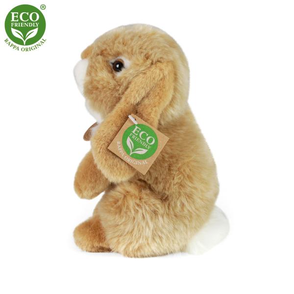 Plyšový králík béžový stojící 18 cm ECO-FRIENDLY (obrázek 3)