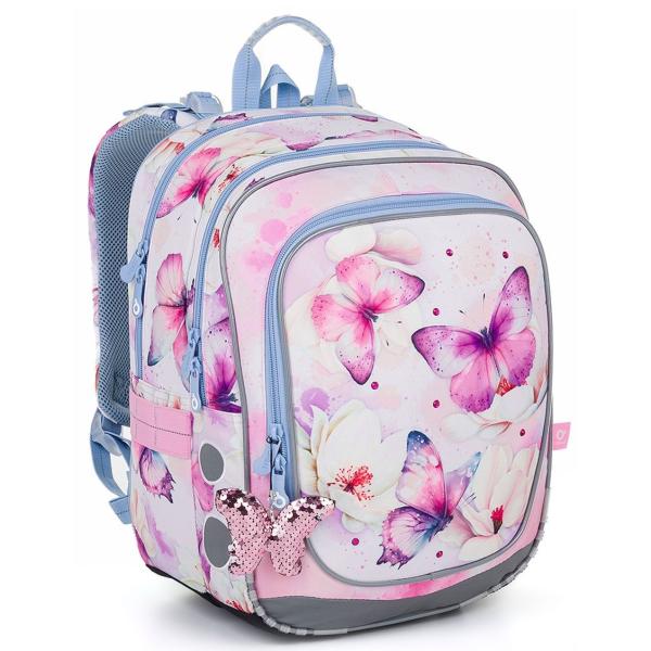 Ľahučký batoh s motýľmi Topgal ENDY 24002