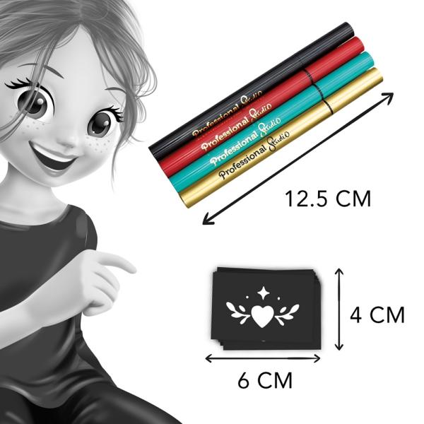 Kreativní sada – Tetovací pera – GOLD