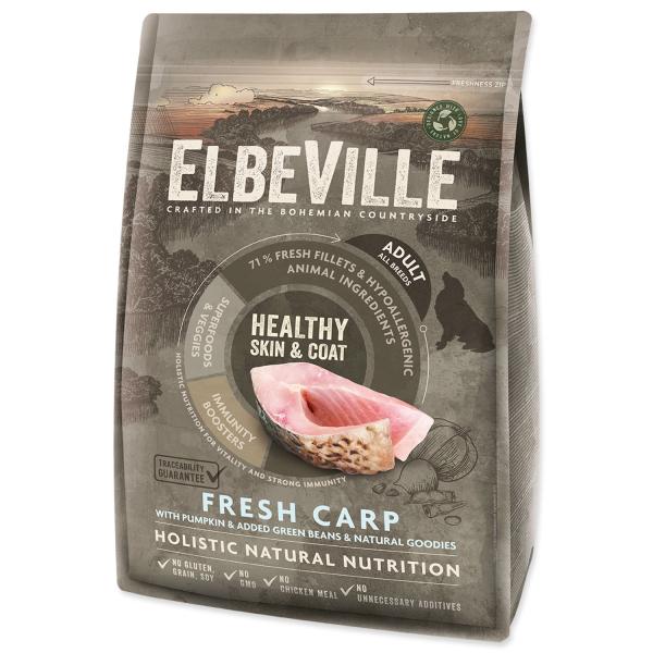 Krmivo ELBEVILLE Adult All Breeds Healthy Skin and Coat Fresh Carp 4kg (obrázek 3)