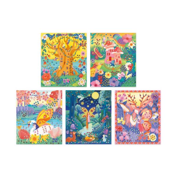 Janod Atelier Maxi Kreativní sada Tvoření s polymerovou hmotou Tajná zahrada