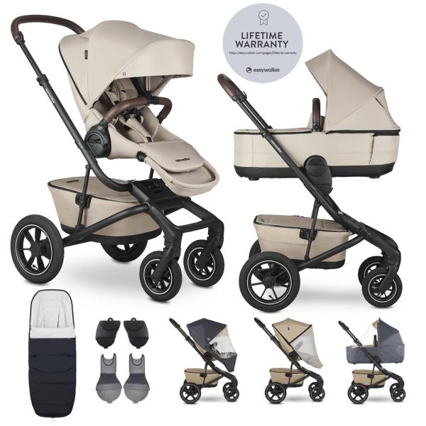 Easywalker Kombikinderwagen Jimmey Explore Pearl Taupe AIR