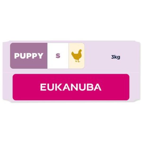 Krmivo EUKANUBA Puppy Small bohaté na čerstvé kuře 3 kg