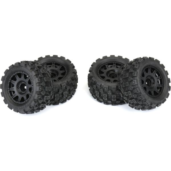 Pro-Line kolo 1:18 Badlands MX 1.85" F/R MTD, disk H12 černý (4): Granite GROM (obrázek 3)