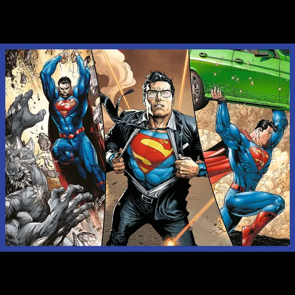 Trefl Puzzle 4x250 Supermanova odvaha (obrázek 3)