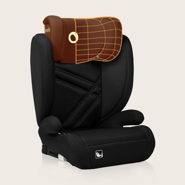 Lionelo Autosedačka Hugo i-Size (100-150 cm) Black Carbon (obrázek 9)