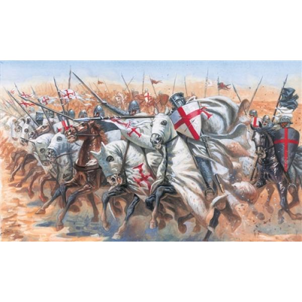Model Kit figurky 6125 – TEMPLAR KNIGHTS (MEDIEVAL ERA) (1:72)