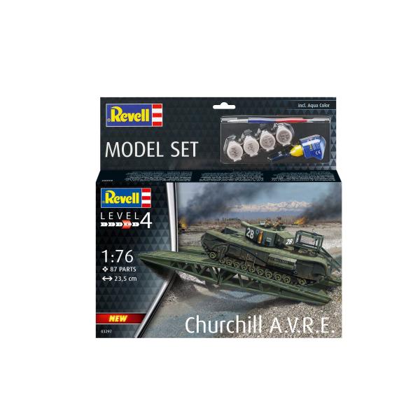 ModelSet military 63297 - Churchill A.V.R.E. (1:76) (obrázek 10)
