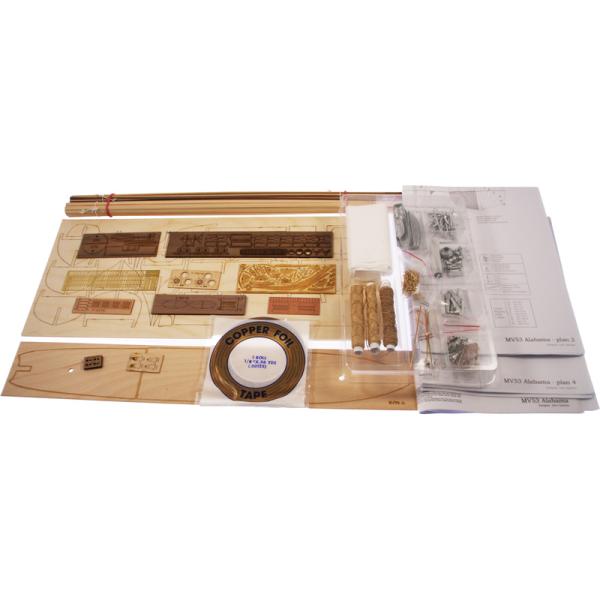 MAMOLI Alabama 1862 1:120 kit (obrázek 6)