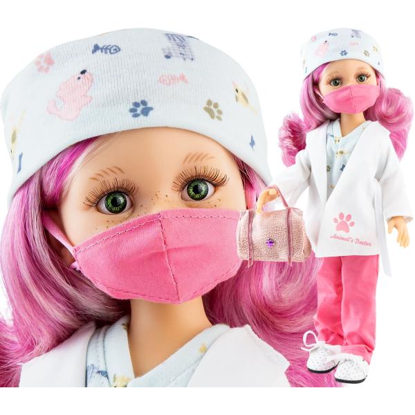 PAOLA REINA Bábika Las Amigas Profesiones Esme veterinárka 32cm